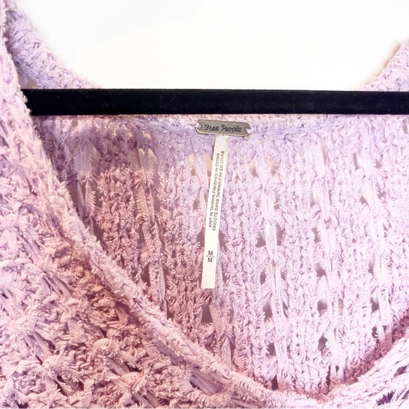 Free People Lavender Knit Sweater - Picture 5 of 5